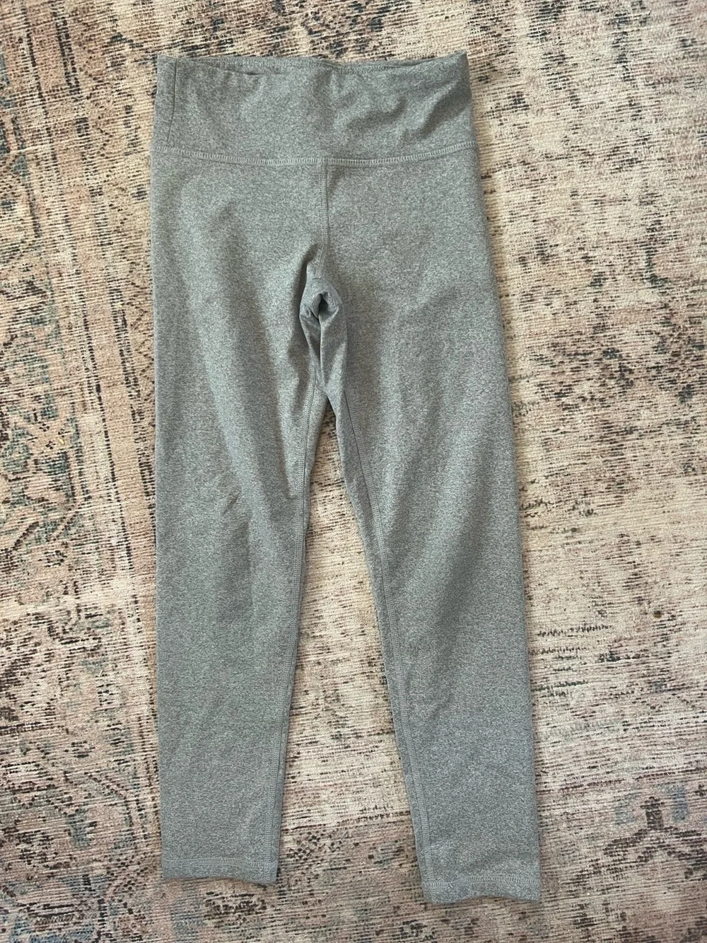 Old Navy Girls' Heather Gray High-Rise Performance Leggings